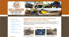 Desktop Screenshot of bulldoggerservices.com